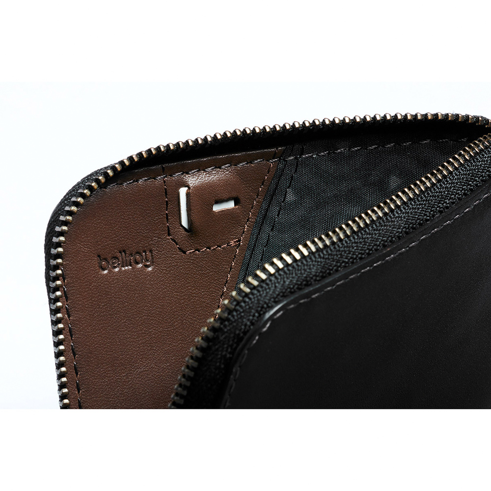 |快速出貨|Bellroy 小錢包 卡片收納包 拉鍊包 零錢包 優質環保皮革-黑, , large