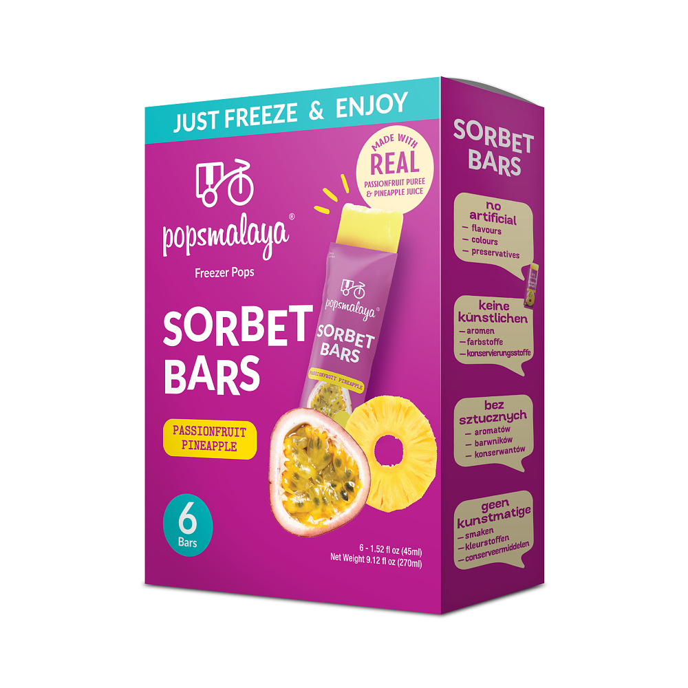 Popsmalaya Ice bar- Passion Pineapple, , large