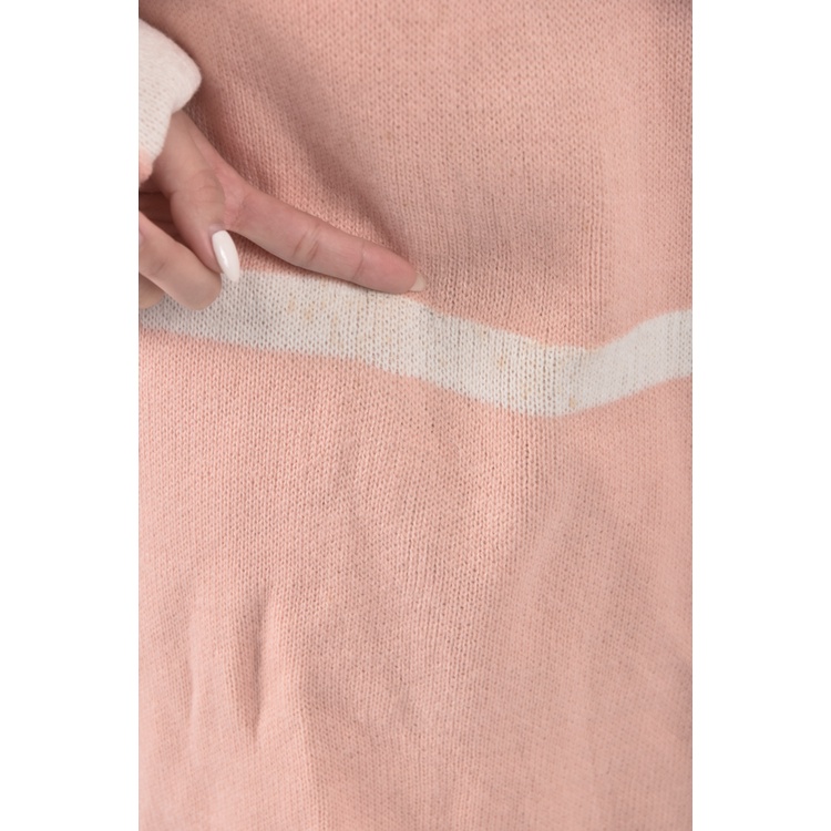 (F) able質感撞色粉色外套二手衣, , large