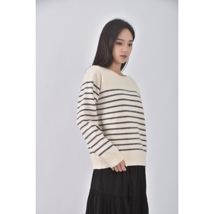(M) most standing韓牌質感圓領杏色長袖上衣二手衣, , large