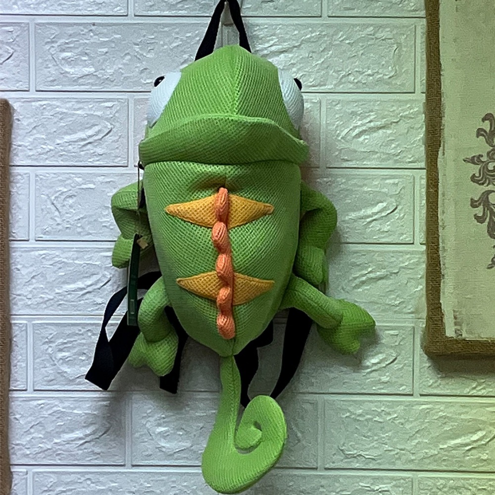 【生活好室】抗菌造型背包 變色龍 背包 後背包 造型背包 女背包 背包 可愛背包 女生背包 交換禮物 生日禮物 禮物, , large