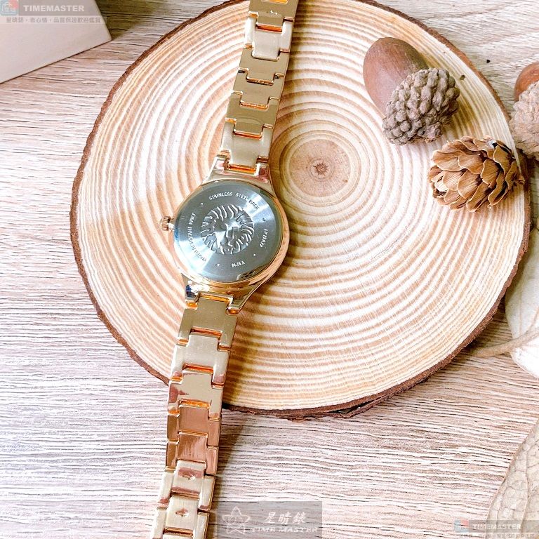 [星晴錶業]AnneKlein手錶,28mm,AN00216玫瑰金色錶面玫瑰金錶殼玫瑰金色精鋼錶帶款, , large