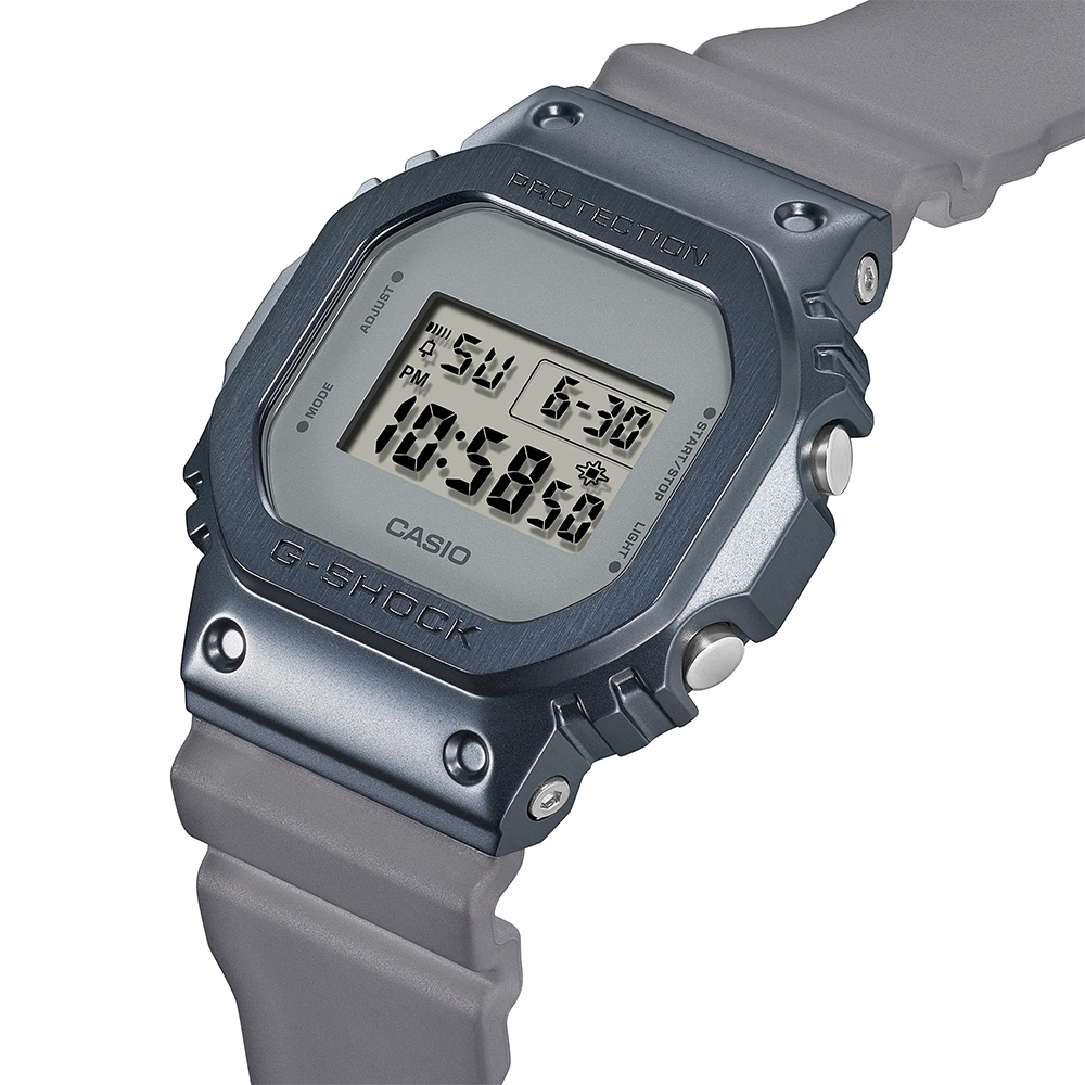 CASIO 卡西歐 G-SHOCK 霧灰漸層 半透明電子錶 GM-5600MF-2, , large