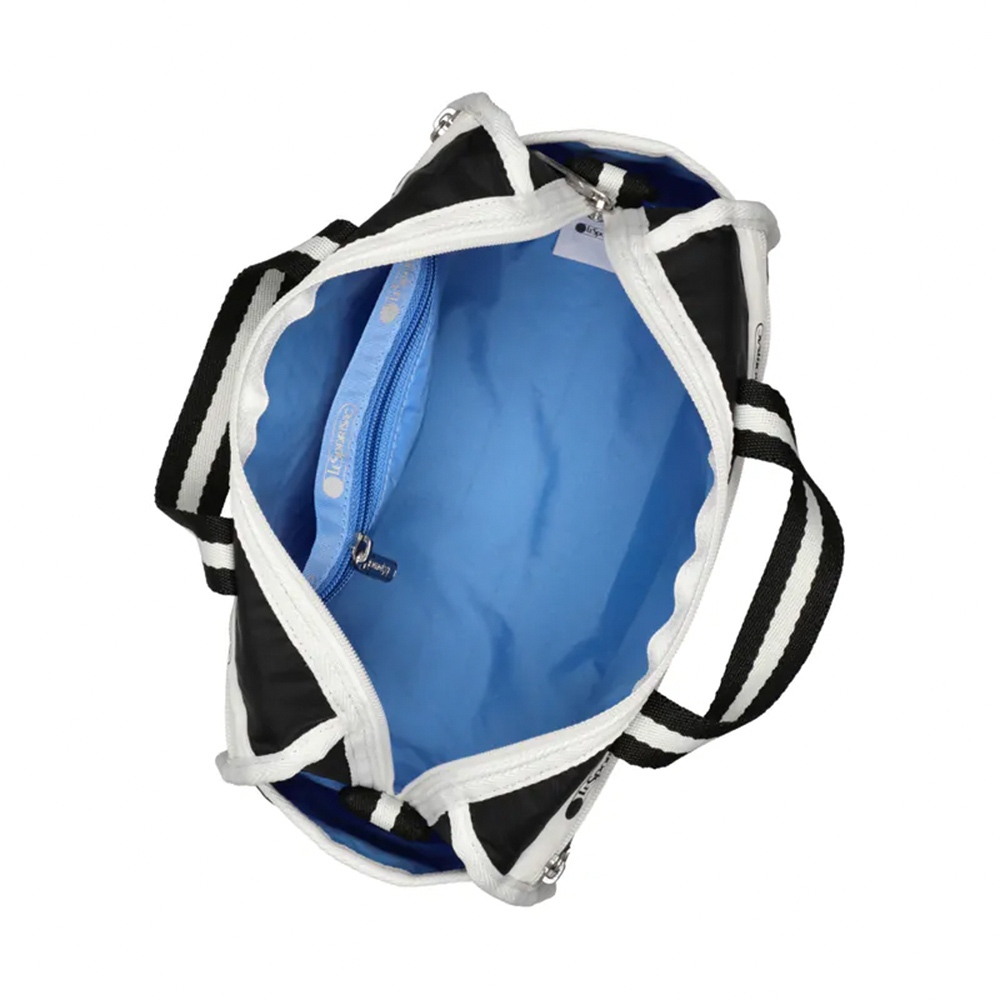 |快速出貨|Lesportsac MINI DUFFEL CROSSBODY 迷你筒狀肩背包 -滾邊夜幕黑, , large