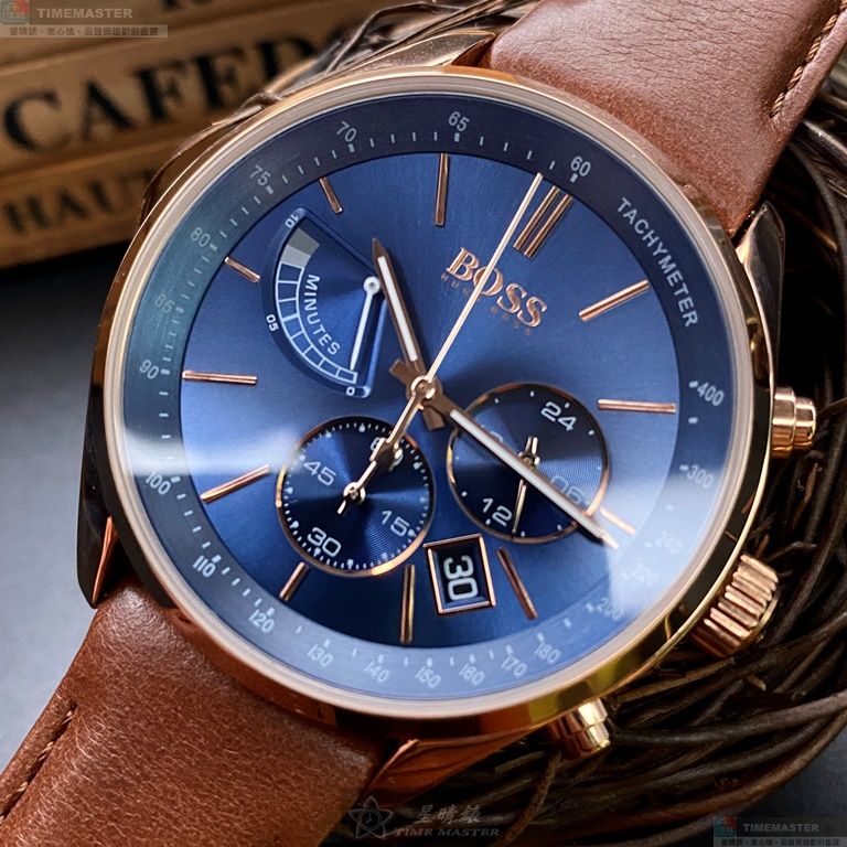 [TIMEMASTER] BOSS watch, 44mm, HB1513604, , large