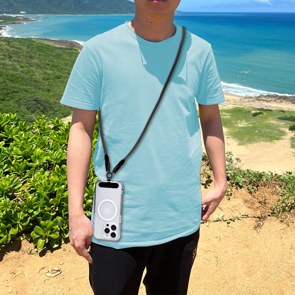 GliTTER GT-2588 TYPE-C to TYPE-C mobile phone charging neck lanyard One rope multi-purpose supports 20W fast charging and synchronous transmission, , large