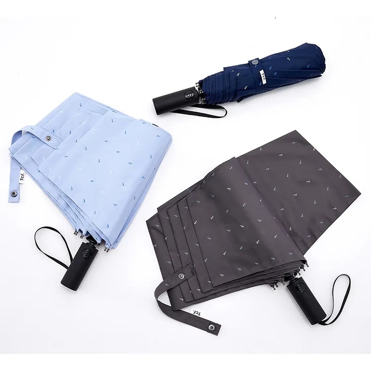 【周周生活｜晴雨選品館】自動折疊傘 晴雨兩用 海軍船錨款, , large