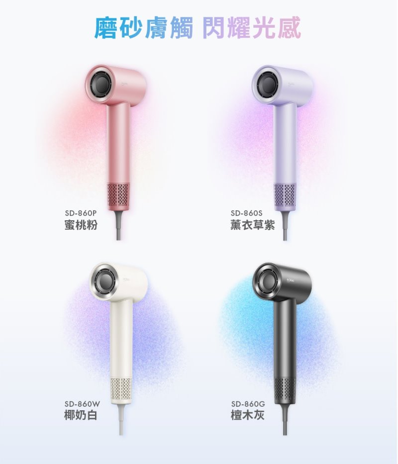 SOLAC sOlac SD-860 高速智能溫控專業吹風機 負離子吹風機, , large