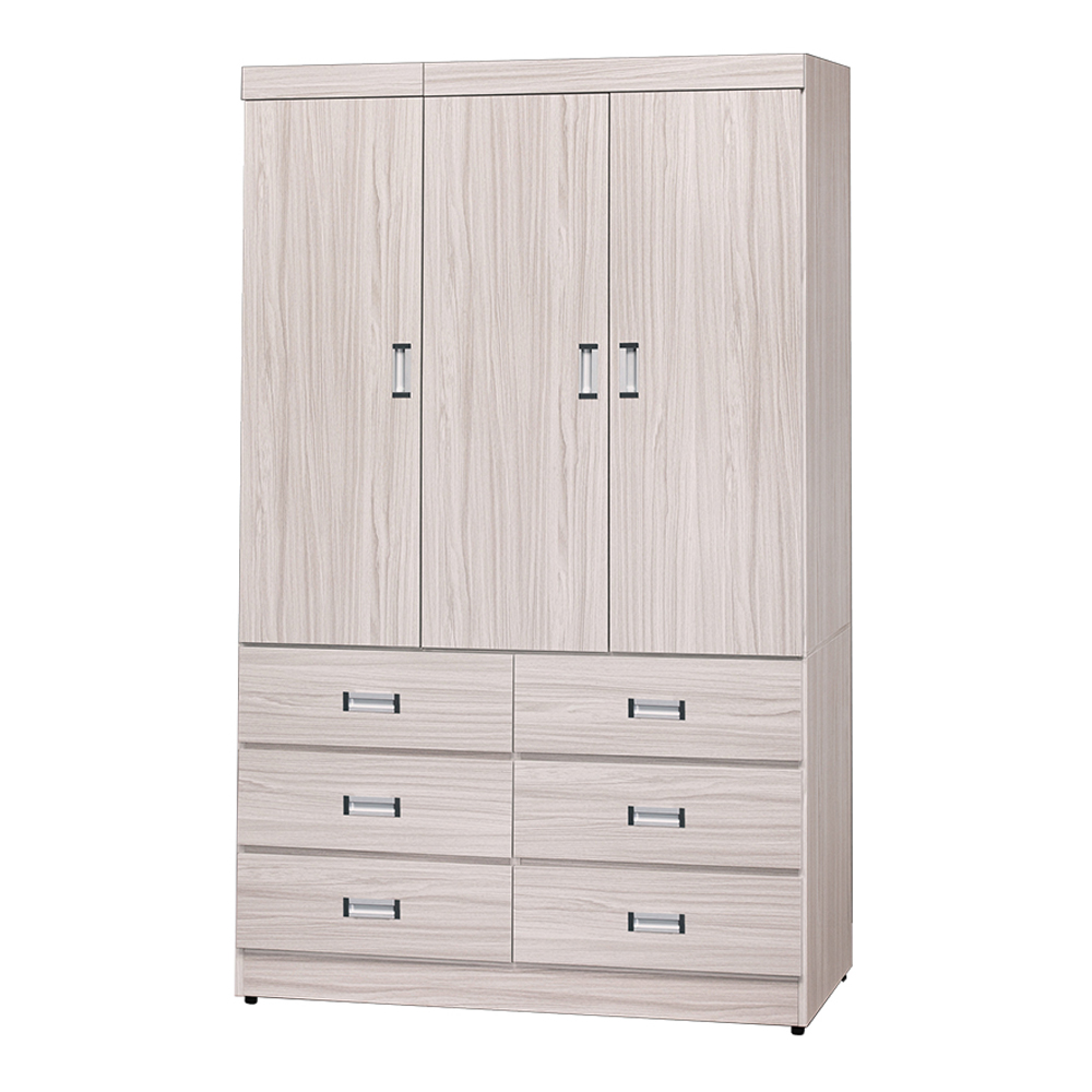 【唯熙傢俱】黛兒4x7尺衣櫃