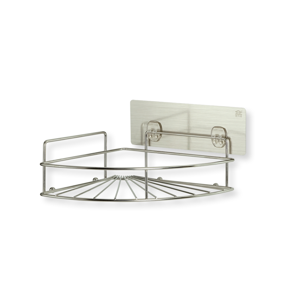 Fan-shaped corner shelf, , large