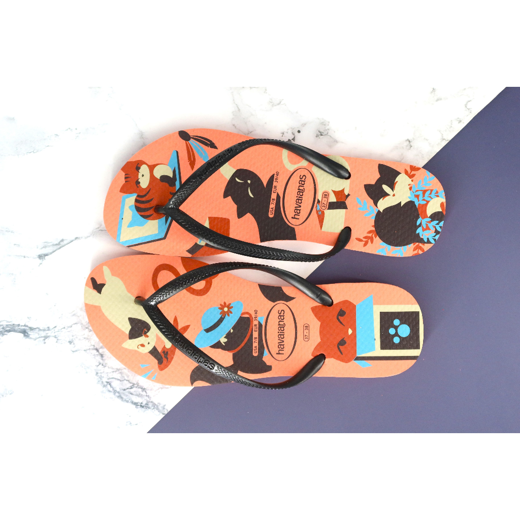 [巴拉娜巴西人字拖專賣店]中壢實體店面 Havaianas哈瓦仕 夾腳拖/人字拖鞋 SLIM PETS 沙灘 海灘 女款, , large