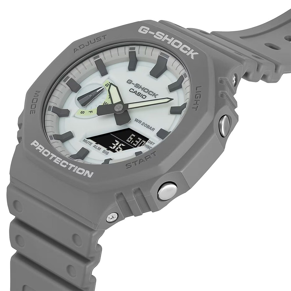 CASIO 卡西歐 G-SHOCK 綠光系列 八角 手錶 GA-2100HD-8A, , large