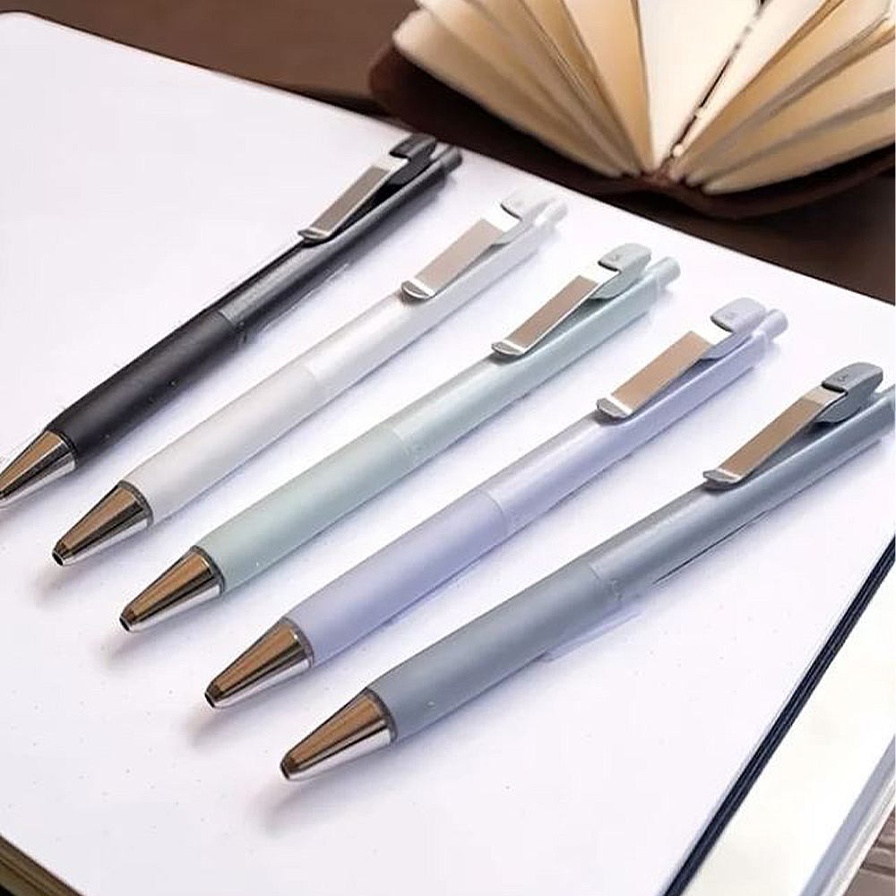 【龍品文創】ZEBRA  斑馬 新品-BAS87 bLen U 0.5 原子筆-白桿-1支, , large