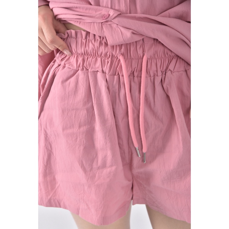 (S) legusta棉質排扣粉色套裝二手衣, , large