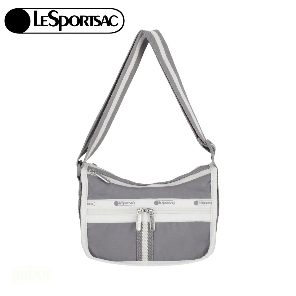 LeSportsac Small Everyday Bag 小型斜背包 -滾邊寧靜灰, , large