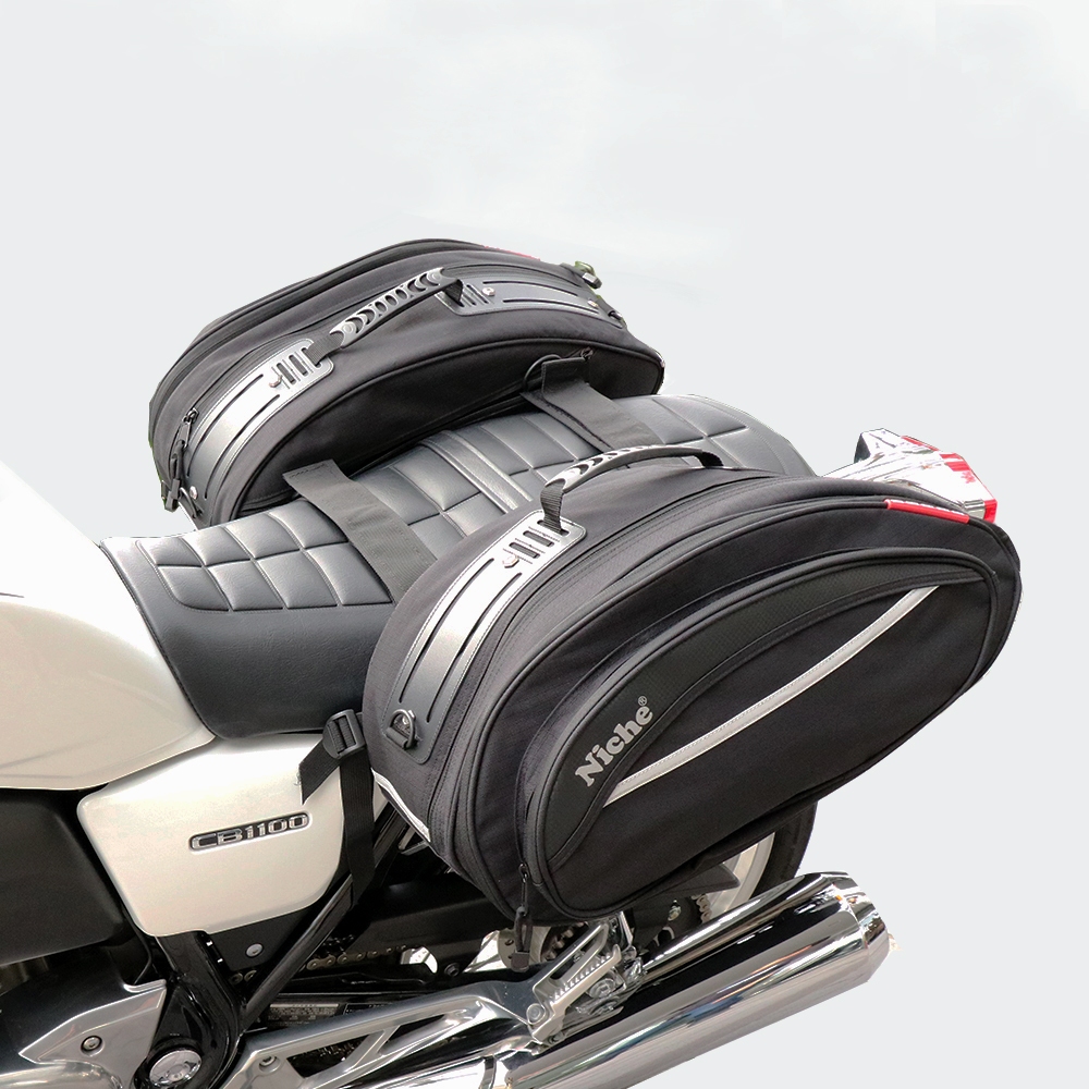 【Niche 樂奇】重機馬鞍包 NMO-2206 可擴充容量: 29 L