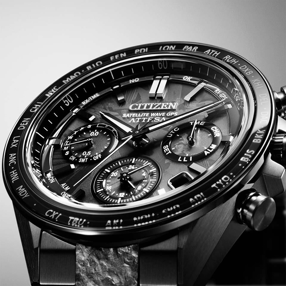 CITIZEN 星辰 HAKUTO-R限定款 限量 鈦 GPS衛星對時光動計時手錶 CC4067-66E, , large