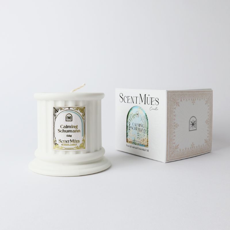 【ScentMûes森繆斯】大音樂家系列 沉靜舒曼 精油香氛大豆蠟燭 150g (高雅乳脂香), , large