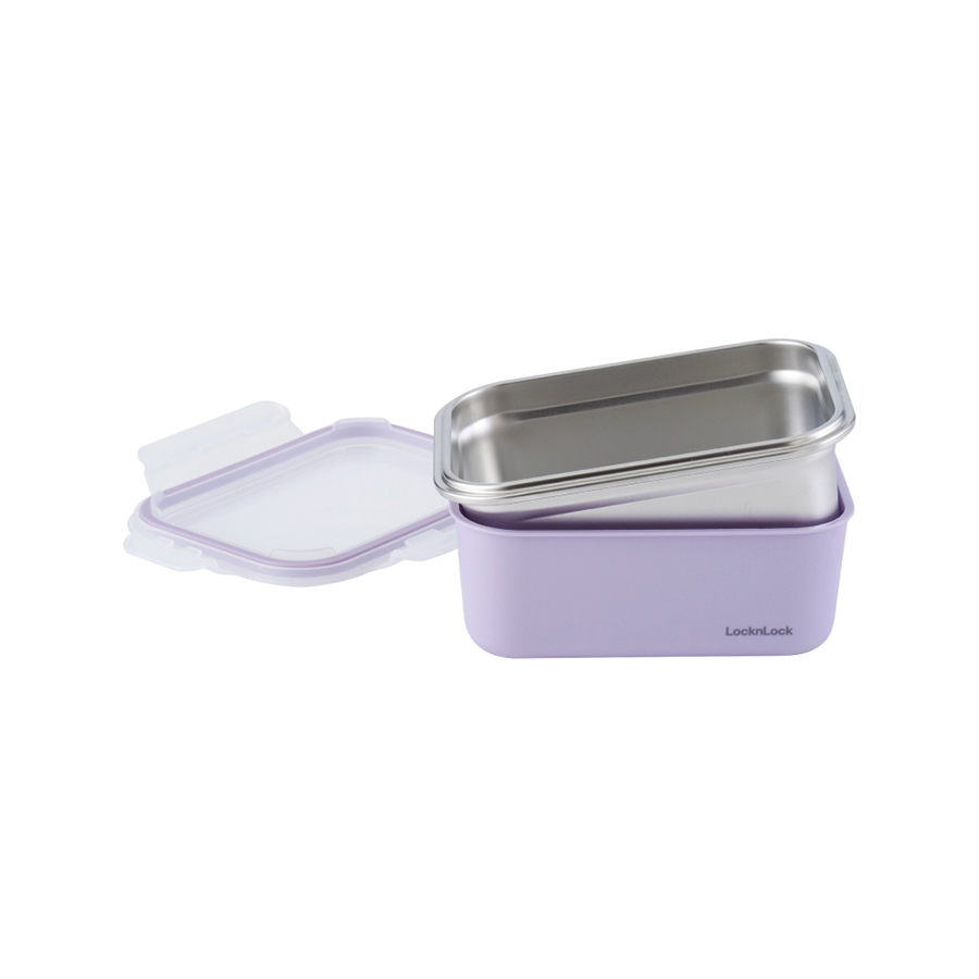 樂扣玩美不鏽鋼隔熱便當盒500ml, , large