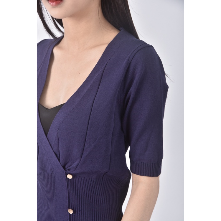 (S) an yanv領藍色短袖上衣二手衣, , large