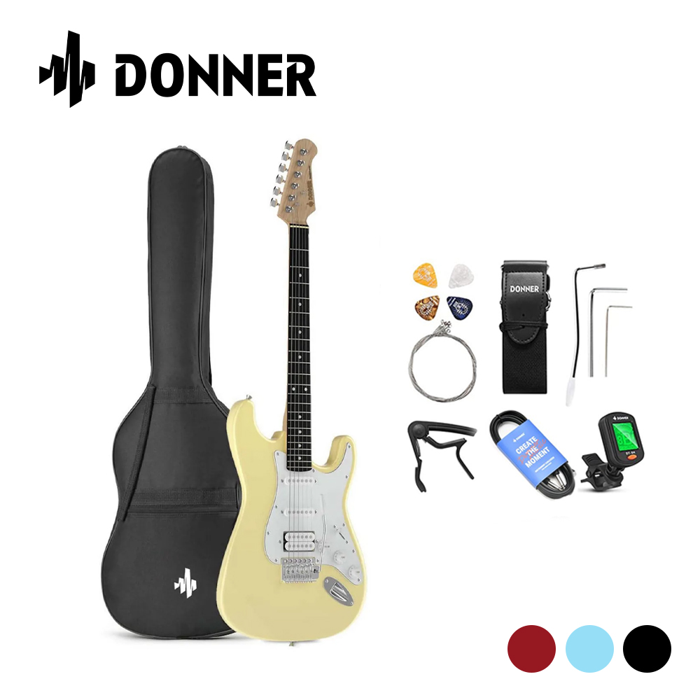 DONNER DST-100 電吉他 套餐組 紅色【敦煌樂器】, , large
