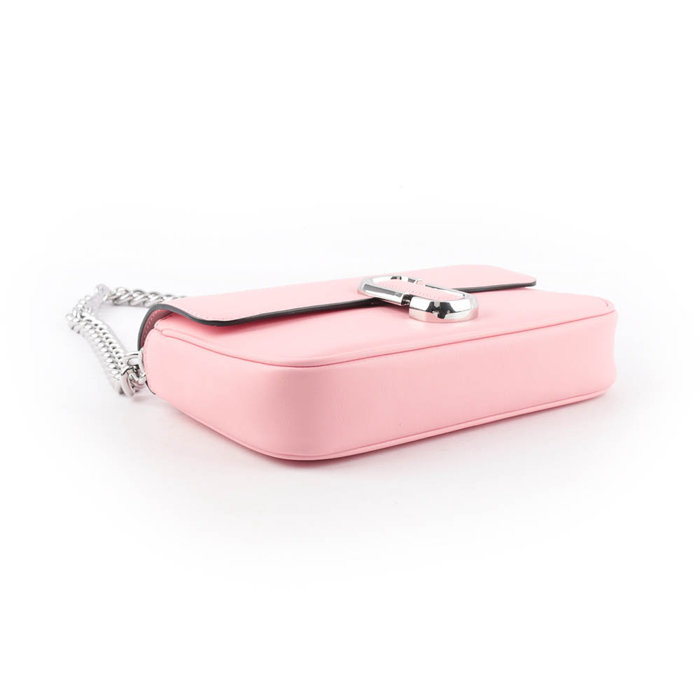 Marc Jacobs THE J MARC 平滑牛皮翻蓋二用包/水晶粉, , large