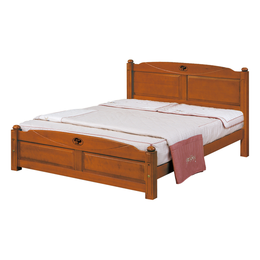 【唯熙傢俱】提拉柚木色5尺雙人床, , large
