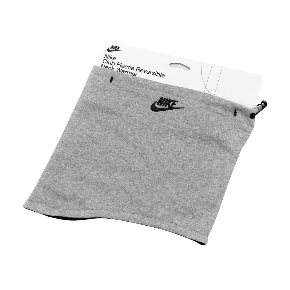 NIKE CLUB FLEECE 雙面頸套 騎車 慢跑 運動 秋冬季 脖套 圍脖 脖圍 保暖 時尚 輕巧 舒適 灰黑, , large
