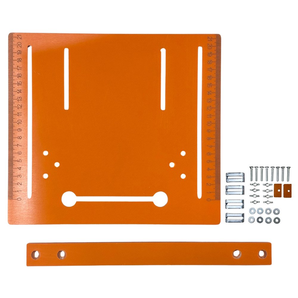4-inch cutting machine base plate - 4 inches (25*28cm) with 3cm margin, no drilling required., , large