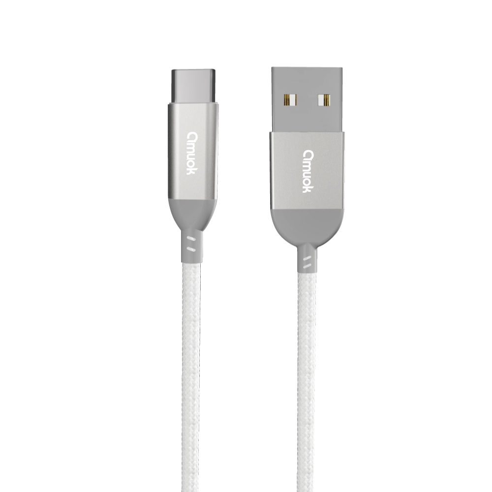 【amuok】Efficient USB to Type-C Charging Cable(120cm)(Black)