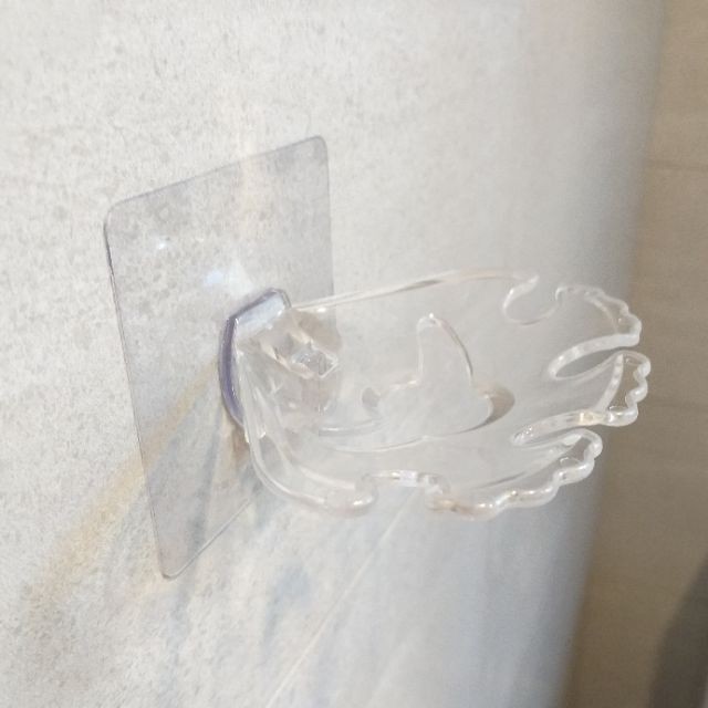 [熊好貼國際]貝殼造型牙刷架 特價促銷 牙刷牙膏架(台灣製造)凹凸紋路牆面平滑面皆可貼 浴室收納  無痕掛勾掛鉤, , large