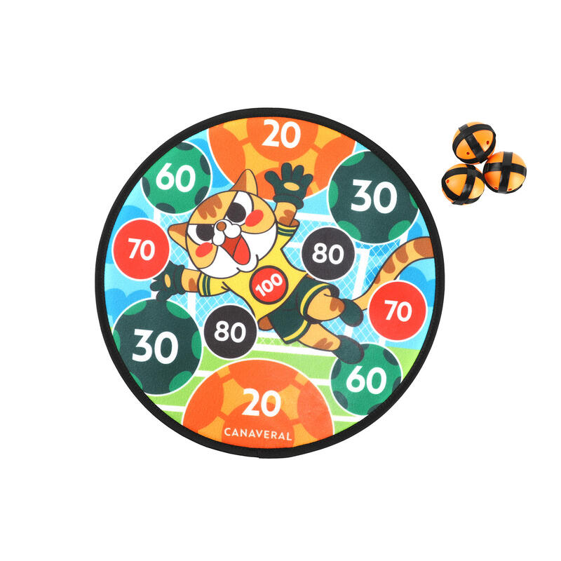 迪卡儂黏黏球鏢靶組