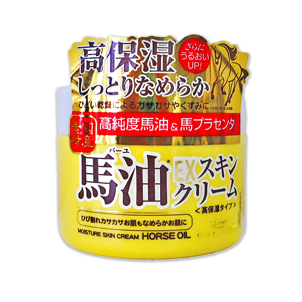 Loshi EX Moist Aid Horse Oil Skin Cream 100g, , large