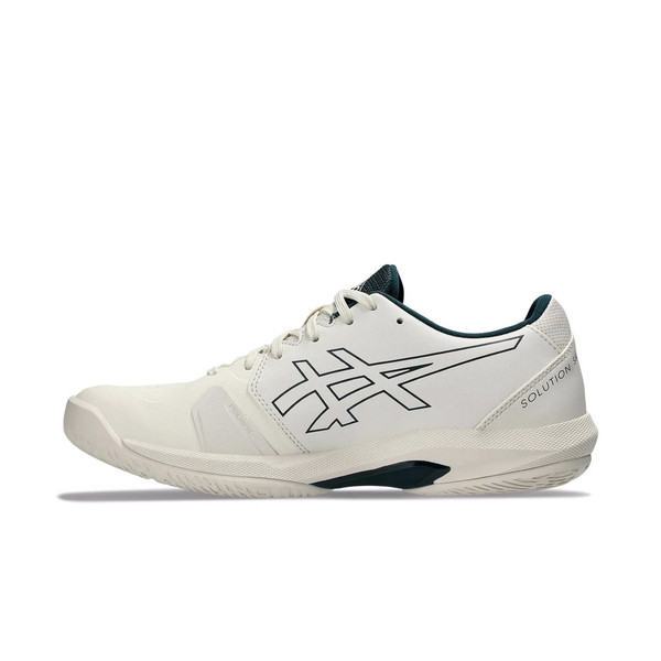 Asics Solution Swift Ff 2 男 網球鞋 法網 穩定 靈活 米 深藍 [1041A466-200], , large