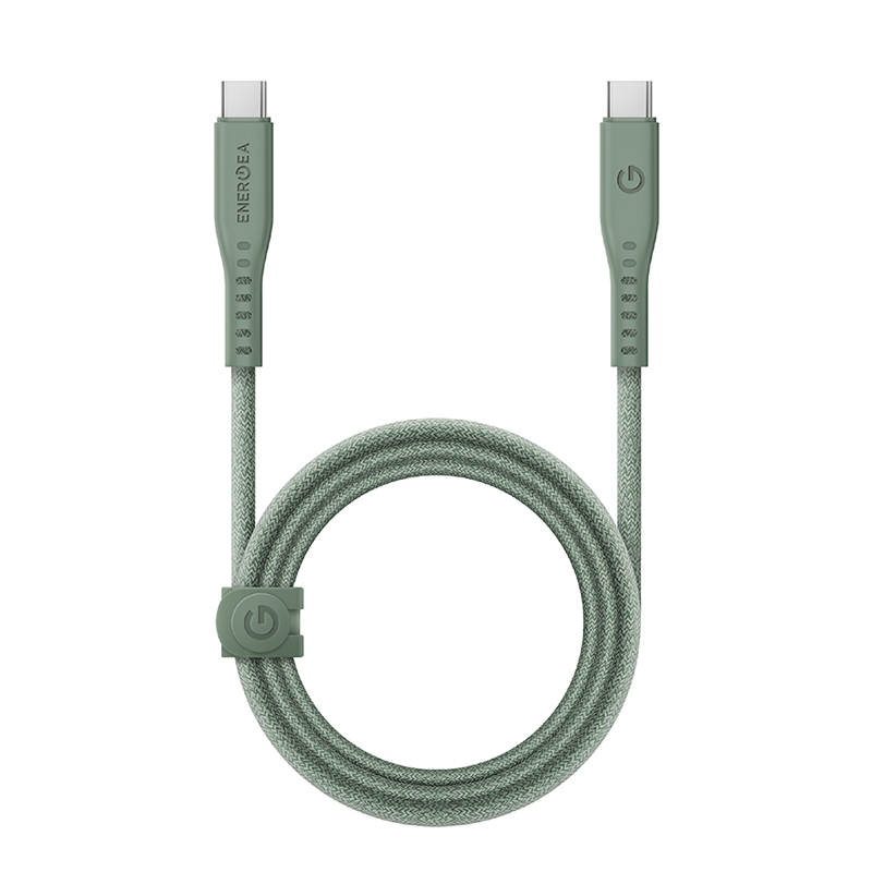 [亞瑟3C]ENERGEA USB-C to USB-CFlow 快充傳輸線  1.5m-綠色, , large