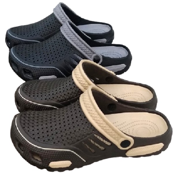 [e鞋院]園丁鞋/布希鞋/洞洞鞋 /防水拖鞋 男款 咖25.5CM, , large