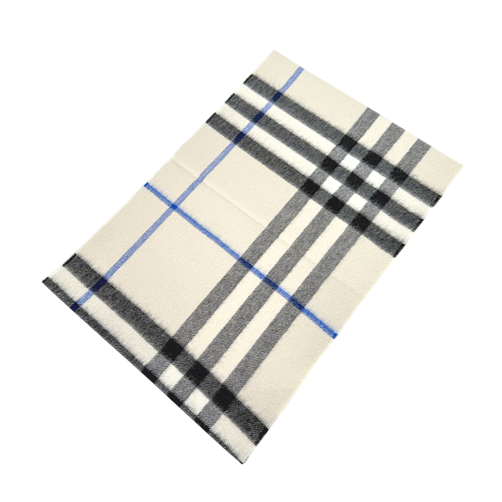 BURBERRY 基本款經典格紋喀什米爾圍巾/地衣色, , large