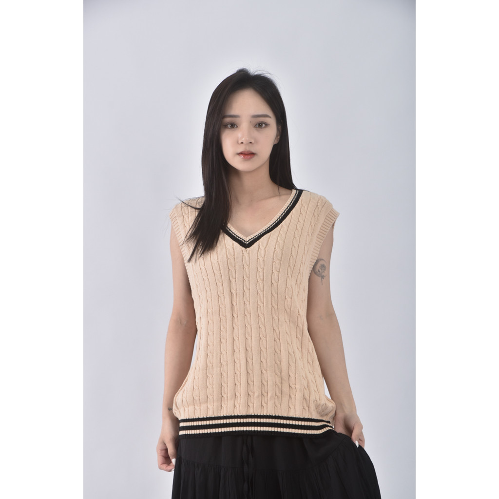 (M) kinloch anderson質感棉質純棉杏色上衣二手衣, , large