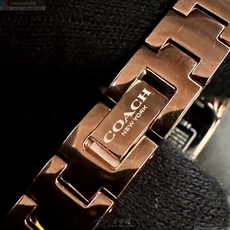 [星晴錶業]COACH手錶,18mm, 28mm,CH00240玫瑰金色錶面玫瑰金錶殼玫瑰金色精鋼錶帶款, , large