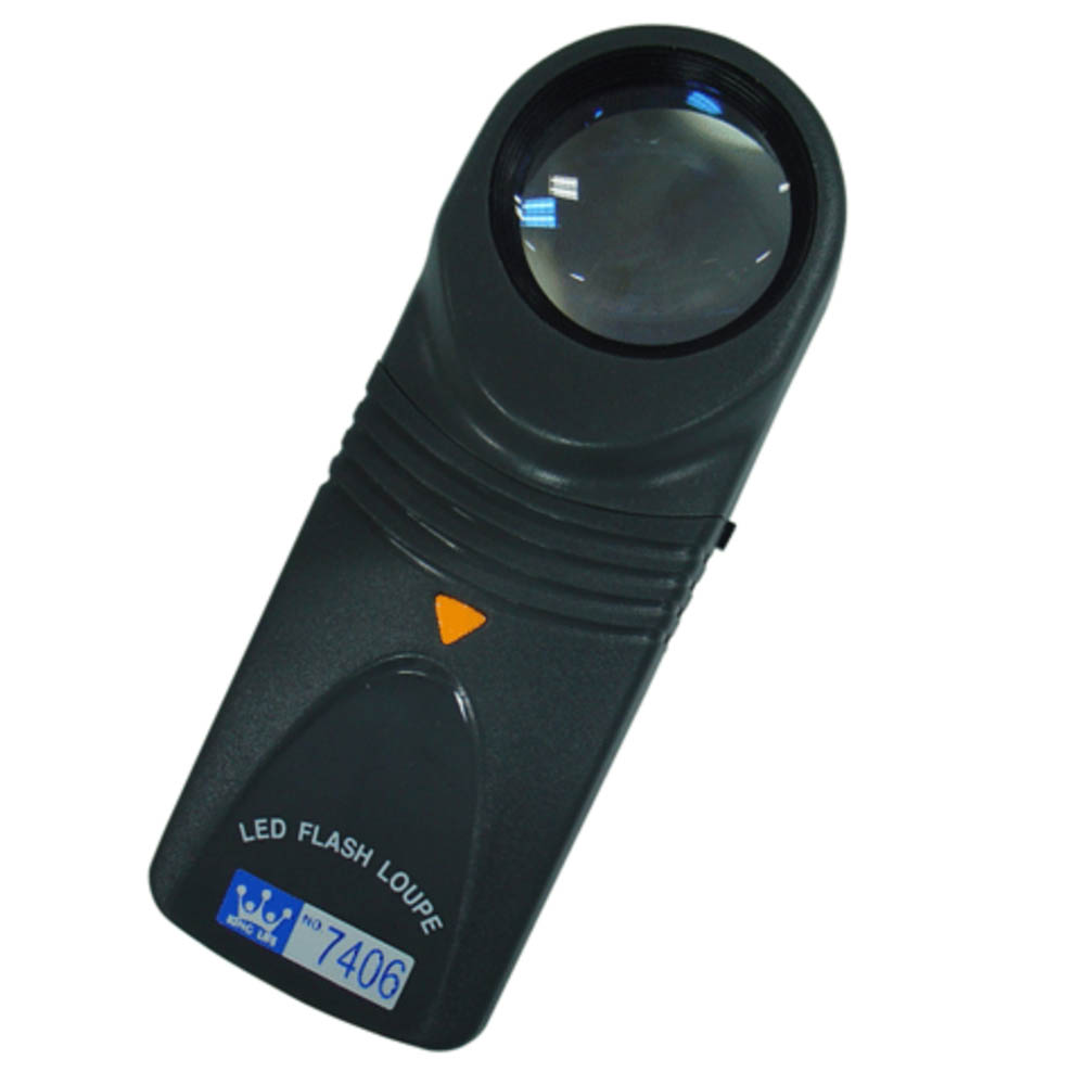 【 徠福 】照明放大鏡-10倍  / 支 NO.7406, , large