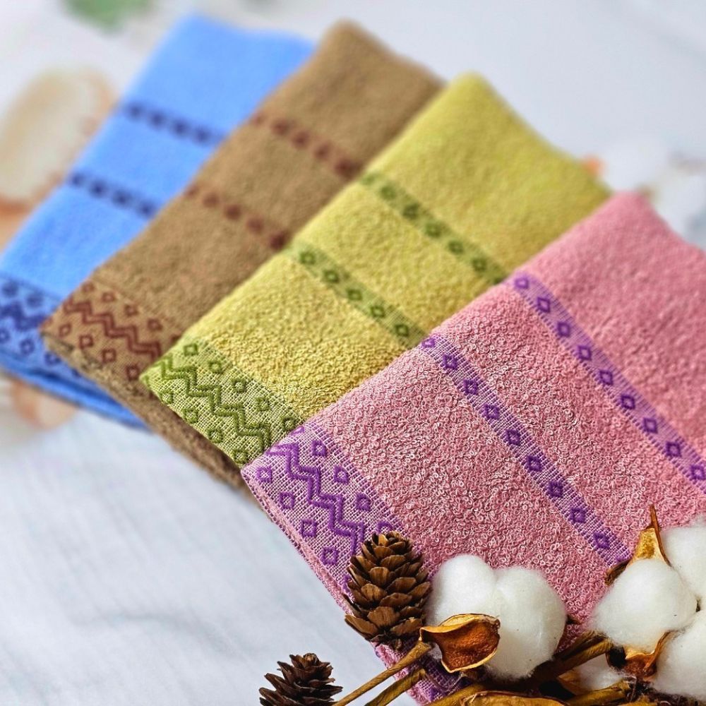 [Kaimei Cotton Industry] Great value for a dozen ❗MIT Made in Taiwan 18 taels of pure cotton adult towel/towel/bath towel-diamond style, random and excellent, , large