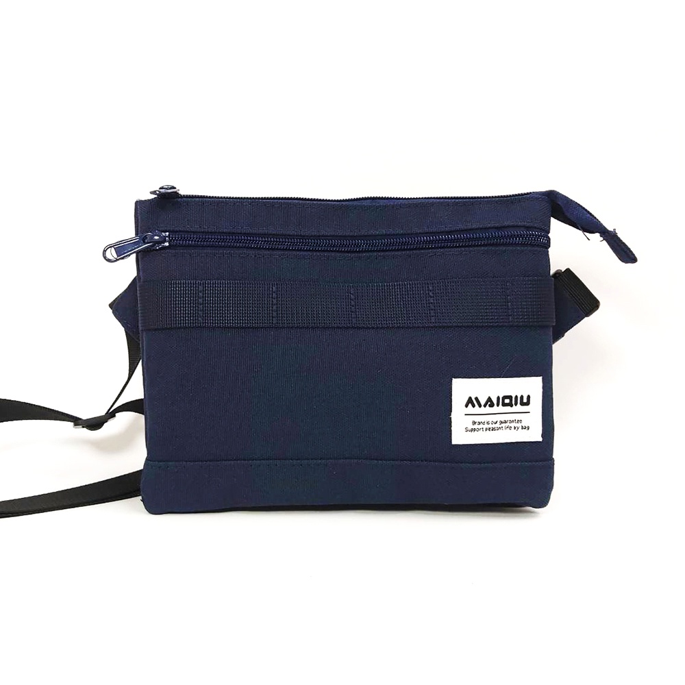 【MQ】超強收納隨身包-藍色 雙主袋 小包 腰包 斜跨包 兩用包 斜肩包 霹靂包 潮流 輕便, , large