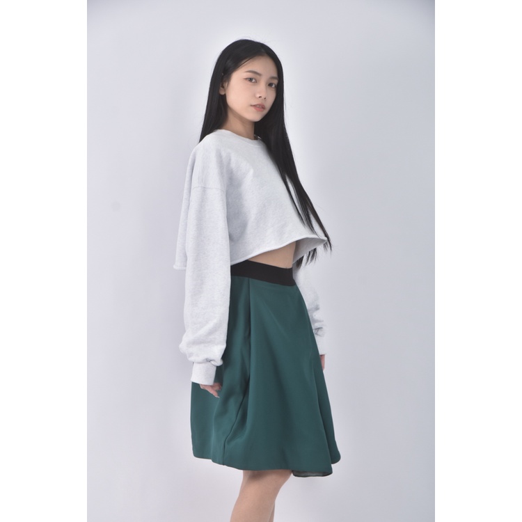 (M) moma質感綠色長裙二手衣, , large