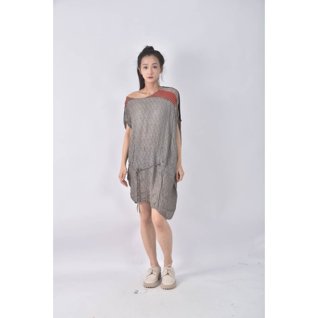 (XL) grand onil寬鬆黑色洋裝二手衣, , large