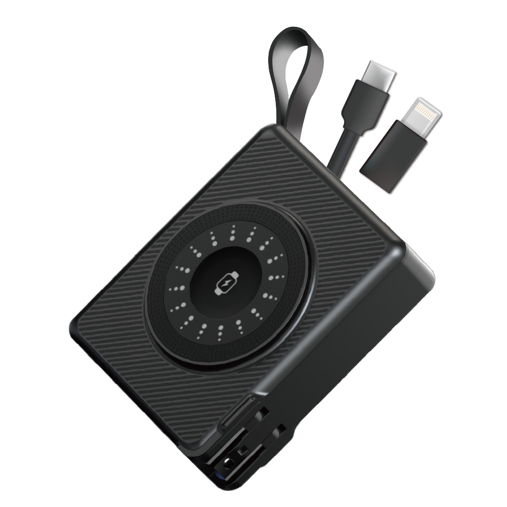 ENERGIZER 勁量 10in1 勁能充 易捷 無線行動電源 10000mAh QM10004AC 黑色 總代理公司貨, , large