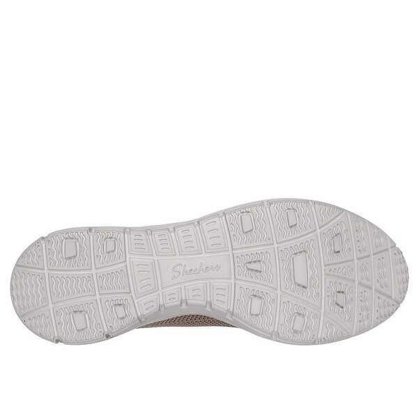 Kixpress-Skechers Seager 女 休閒鞋 健走 瞬穿舒適科技 透氣 緩震 深米色 [158980DKTP], , large