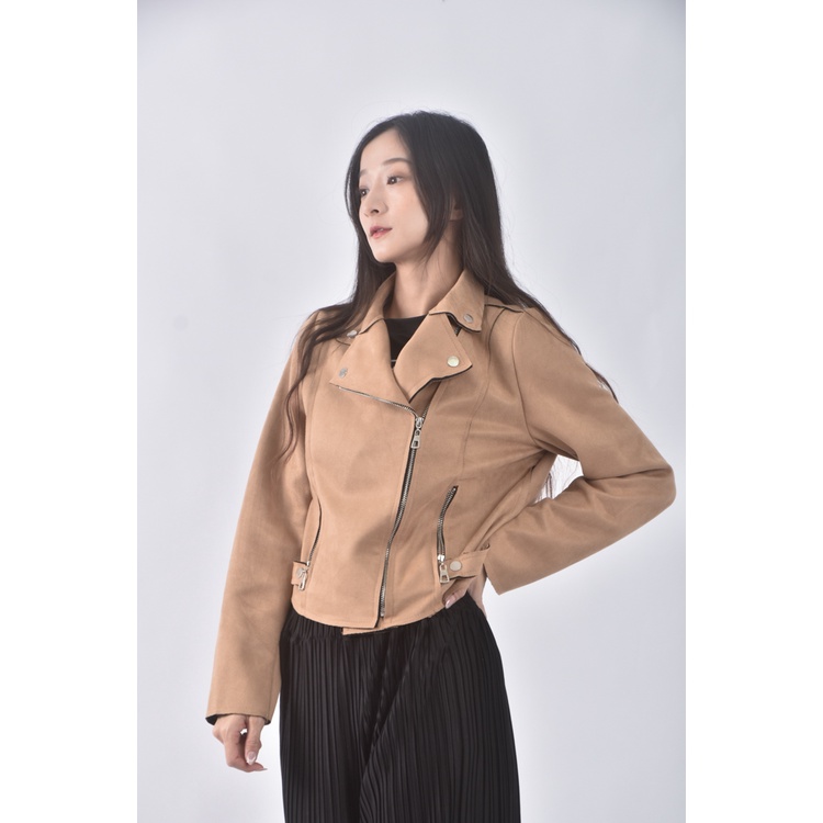 (S) girls monday質感棉質棕色外套二手衣, , large