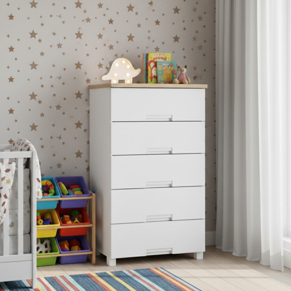 【AOTTO】58面寬木質頂板五層抽屜收納櫃(AC-2205), , large