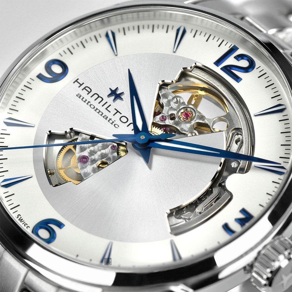 Hamilton 漢米爾頓 Open Heart 爵士鏤空機械錶-42mm H32705152, , large
