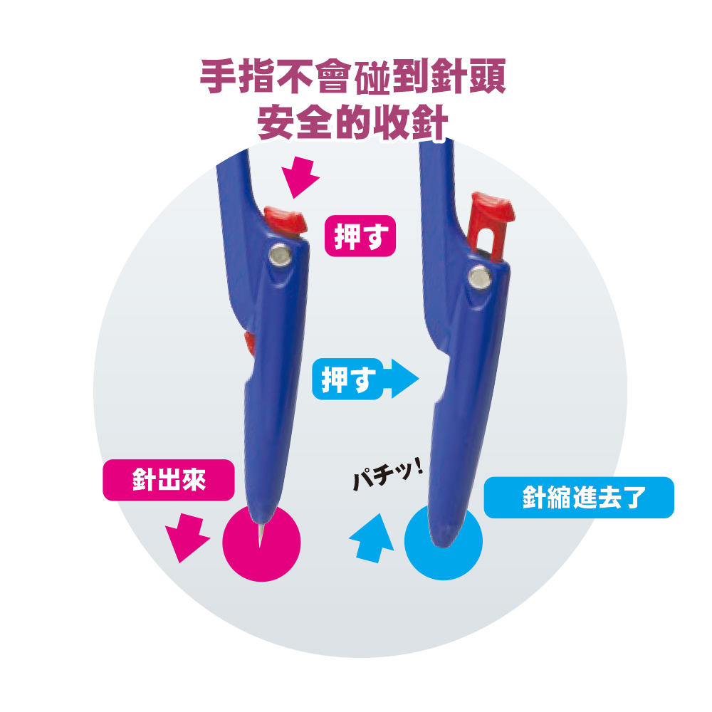 【龍品文創】日本SONIC 公司貨 SK-654 圓規(鉛筆)-粉, , large